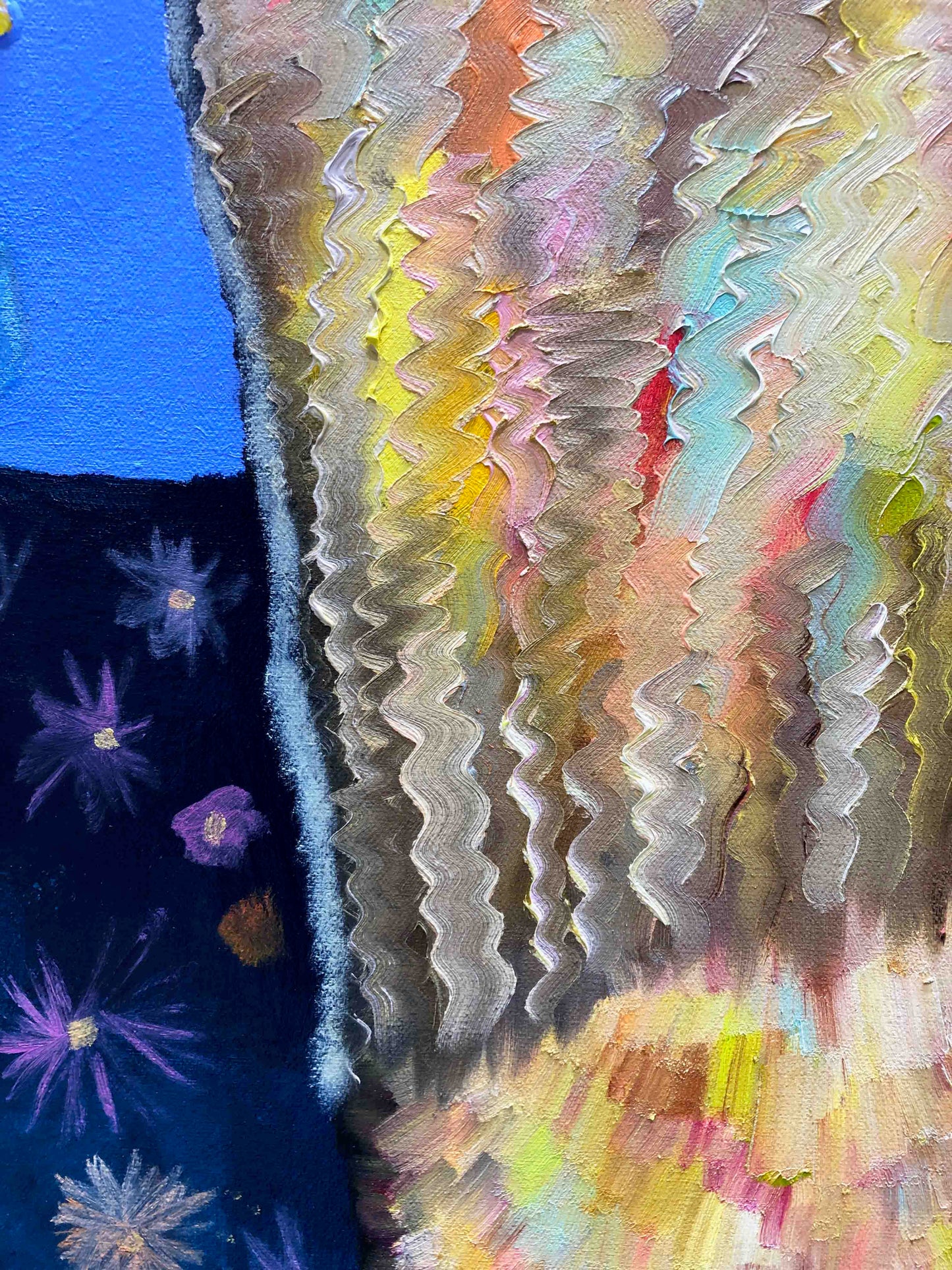 Tall Girl 7' x 5' - Oil Painting