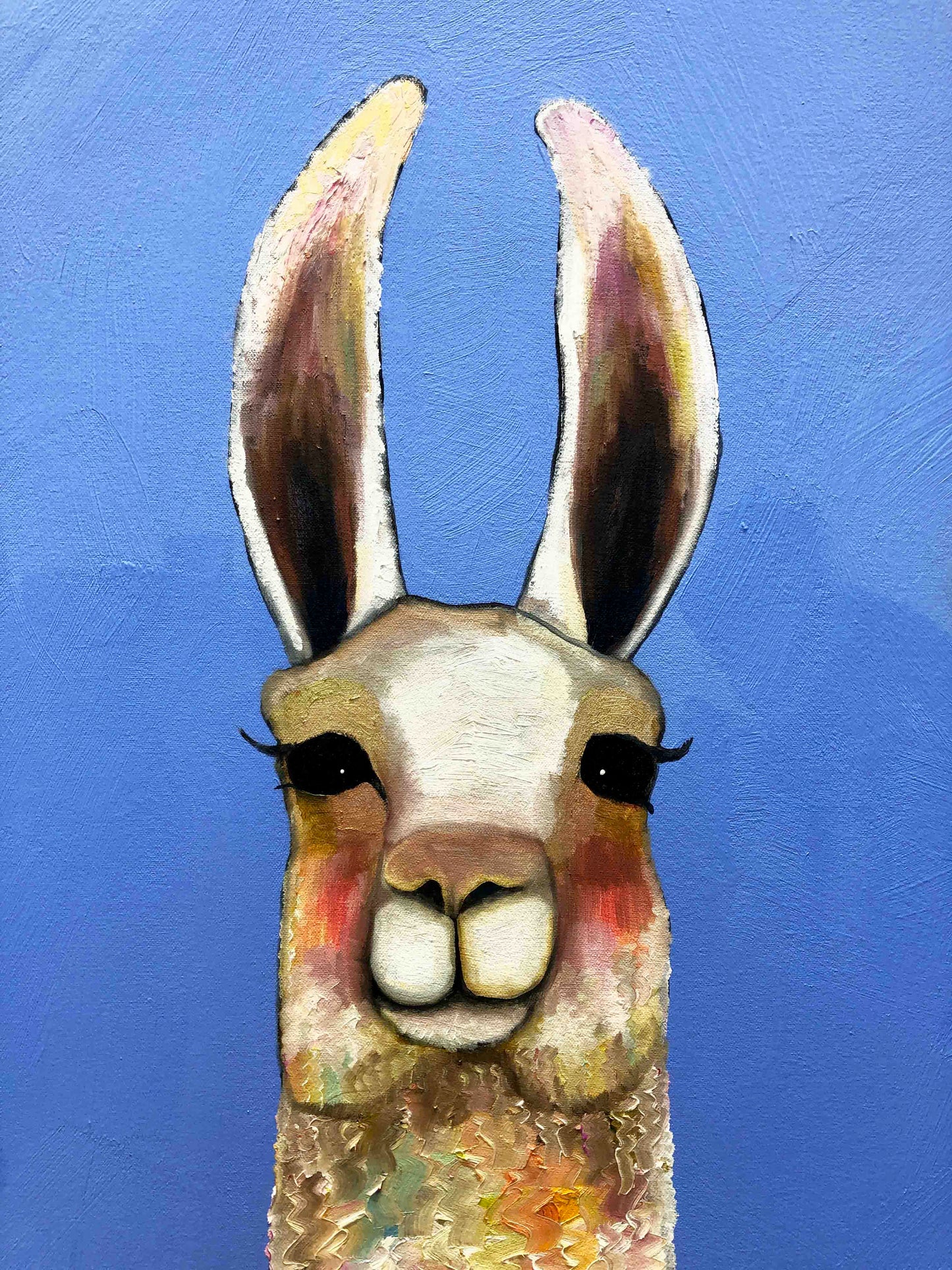 Tall Girl 7' x 5' - Oil Painting