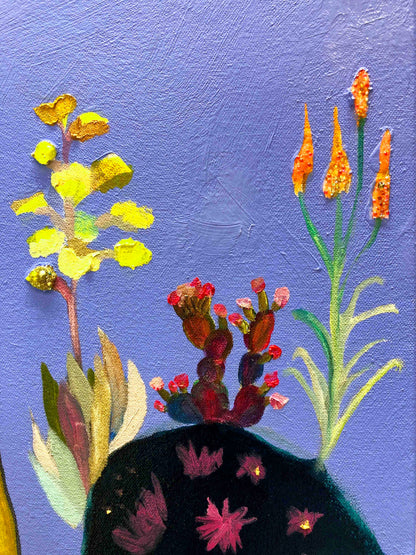 Tall Girl 7' x 5' - Oil Painting