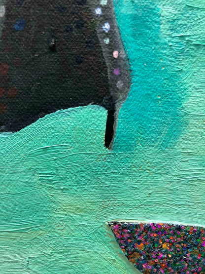 Swan 5x7ft - Oil Painting