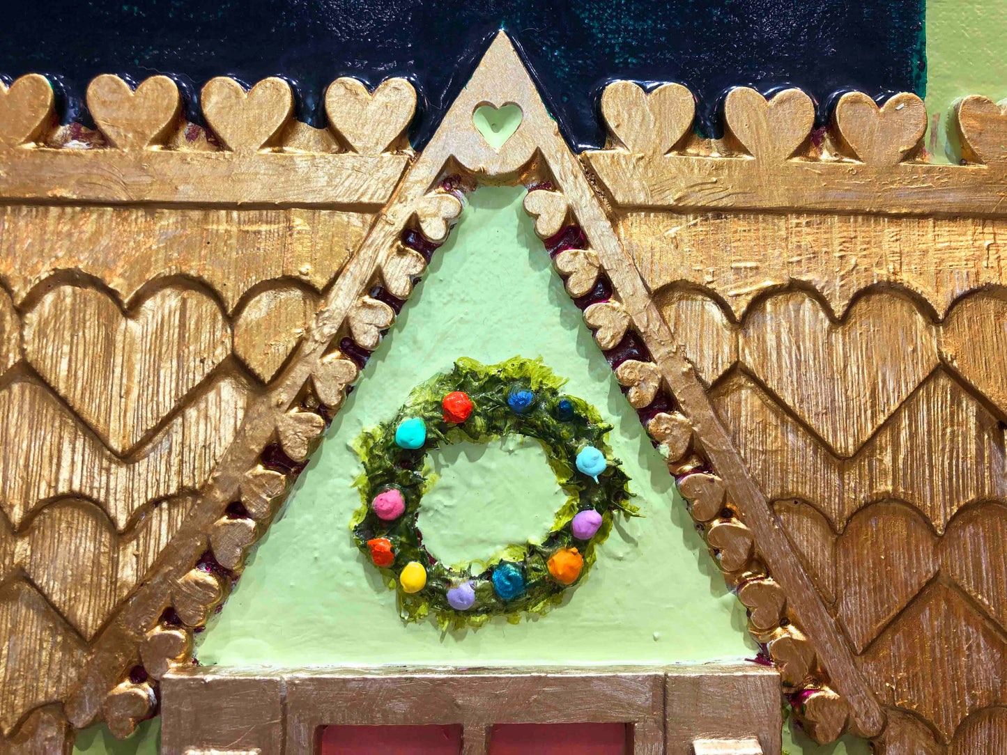 Turkey's House 60 x 42" - Oil Painting