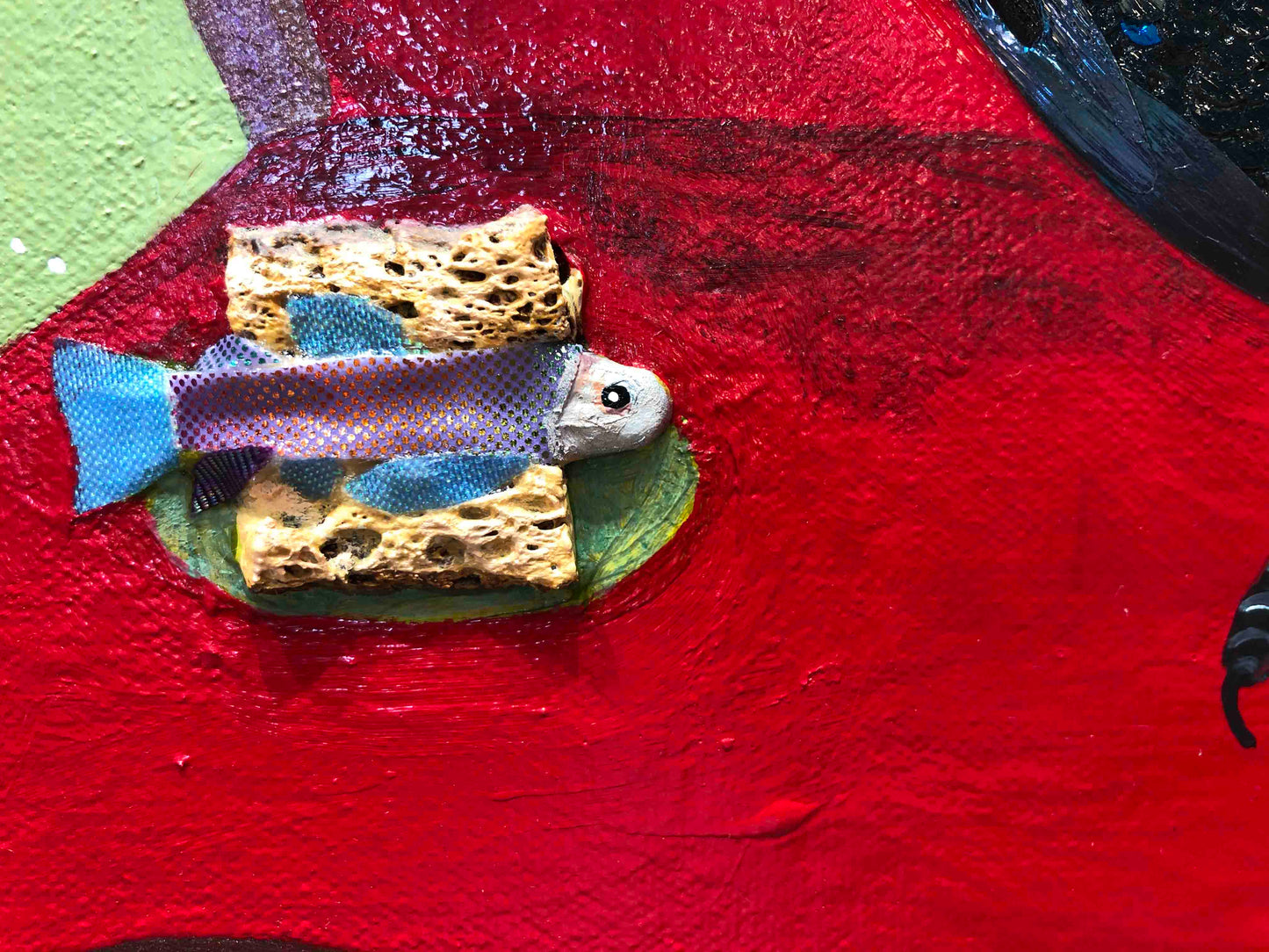 Turkey's House 60 x 42" - Oil Painting