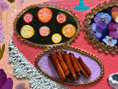 Turkey's House 60 x 42" - Oil Painting