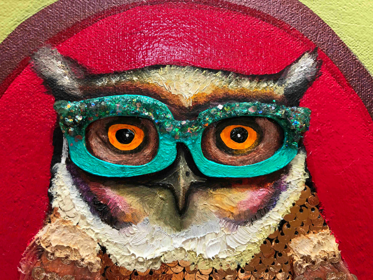 Turkey's House 60 x 42" - Oil Painting