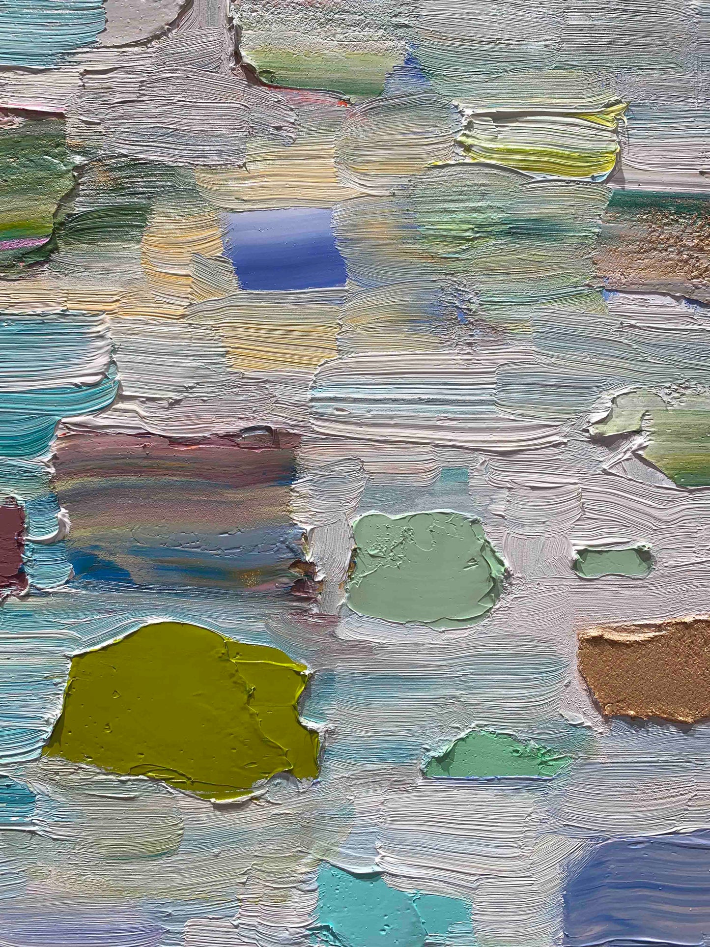 White Orchid 30 x 30" - Oil Painting