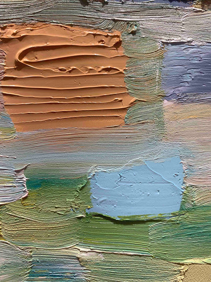 White Orchid 30 x 30" - Oil Painting