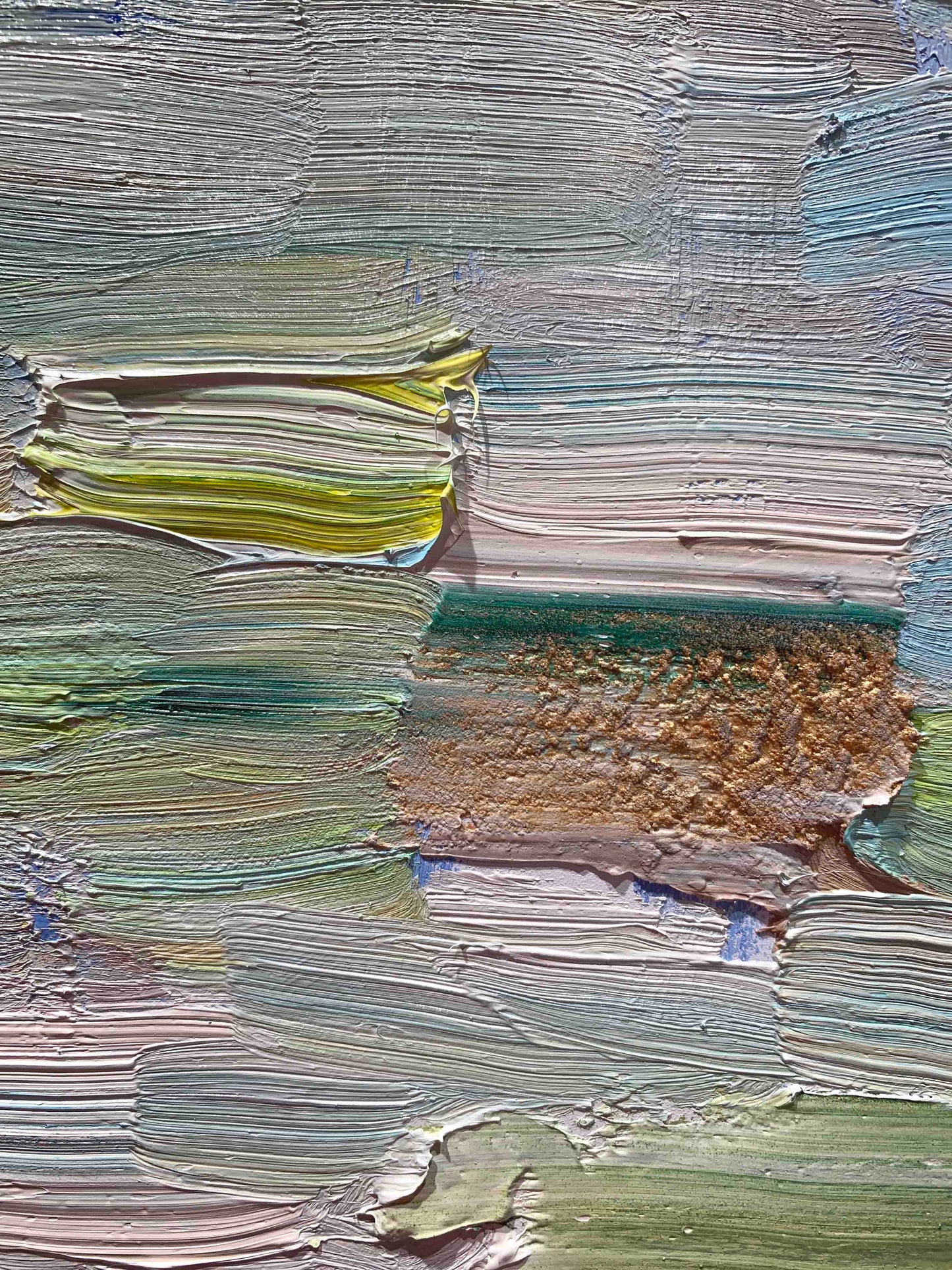 White Orchid 30 x 30" - Oil Painting