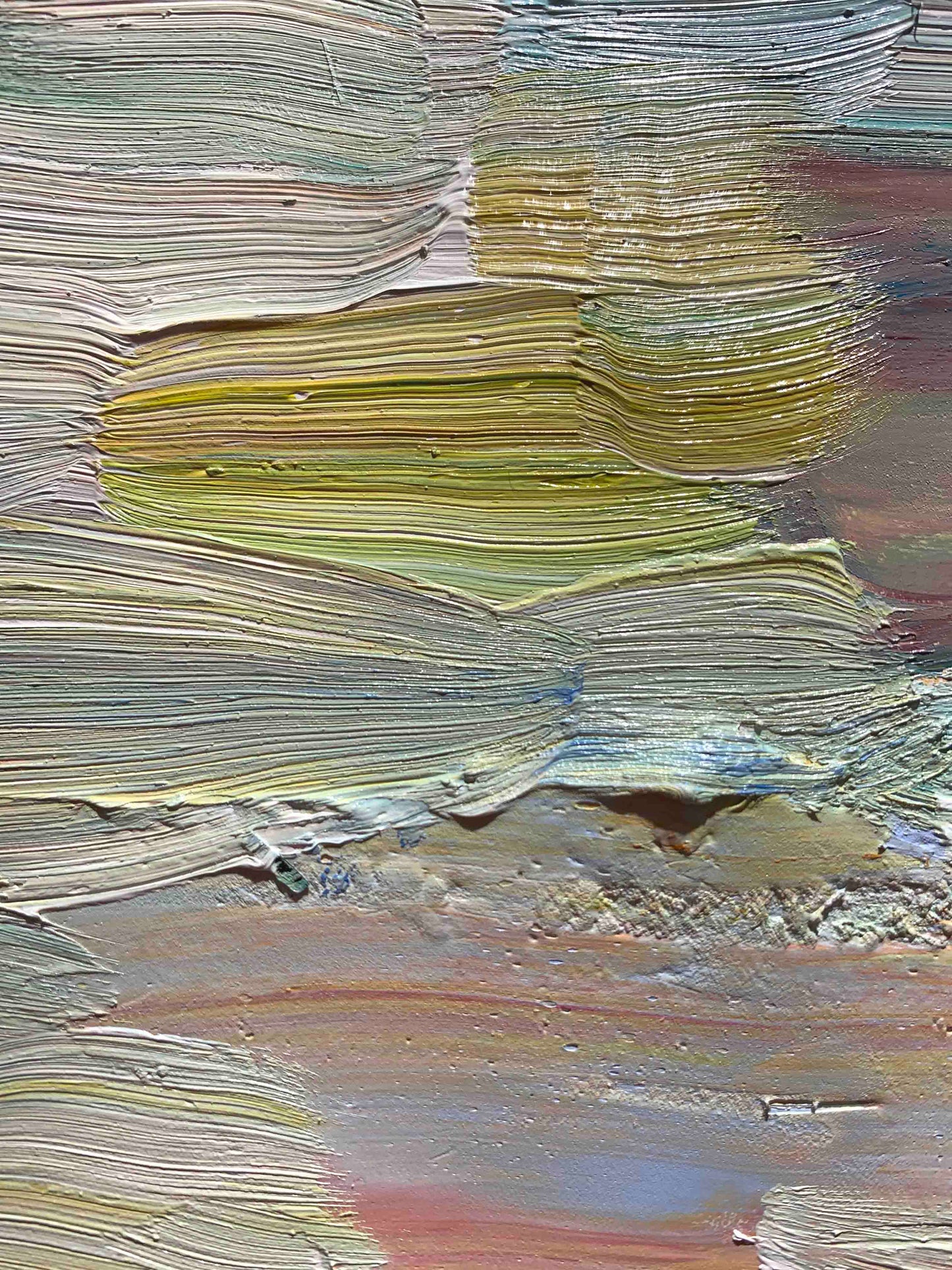 White Orchid 30 x 30" - Oil Painting