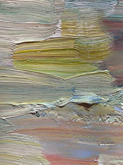 White Orchid 30 x 30" - Oil Painting