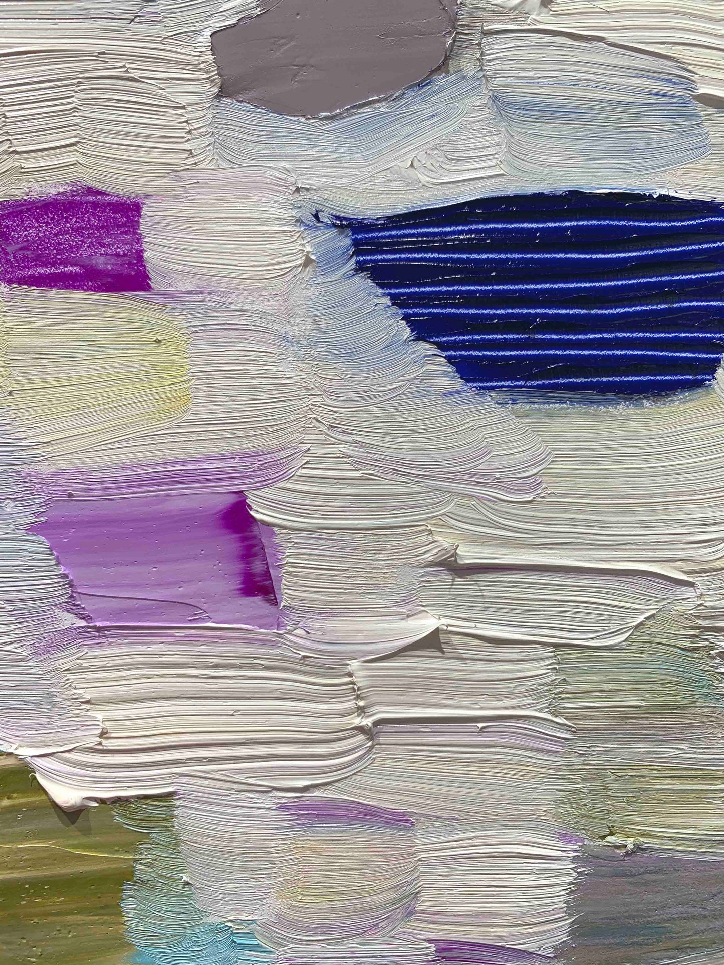 White Orchid 30 x 30" - Oil Painting