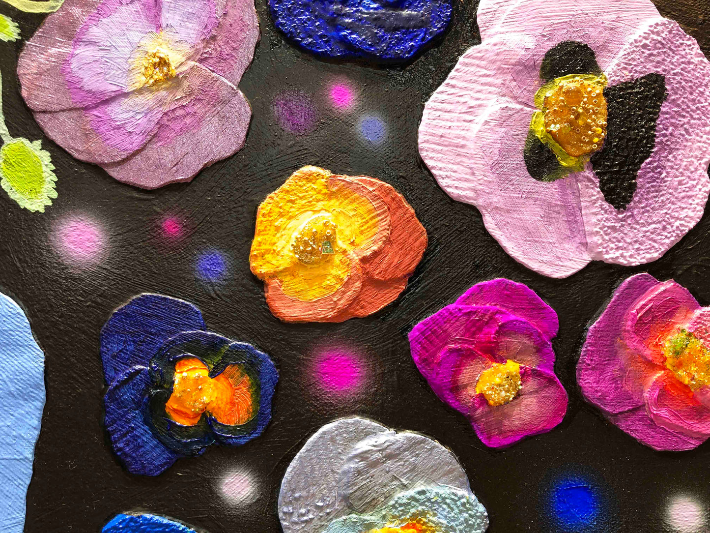 Winter Garden 60 x 60" - Oil Painting