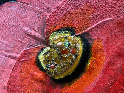 Winter Garden 60 x 60" - Oil Painting