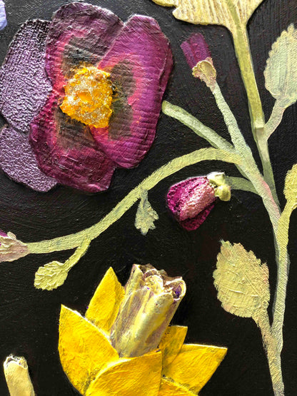 Winter Garden 60 x 60" - Oil Painting