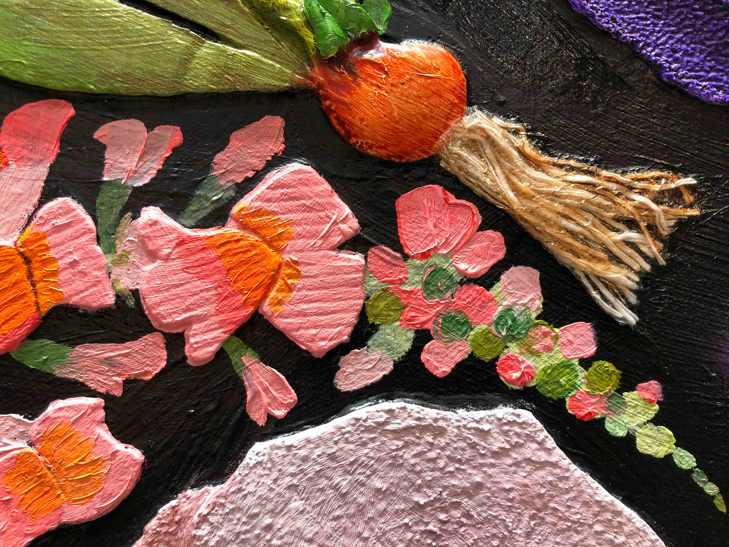 Winter Garden 60 x 60" - Oil Painting