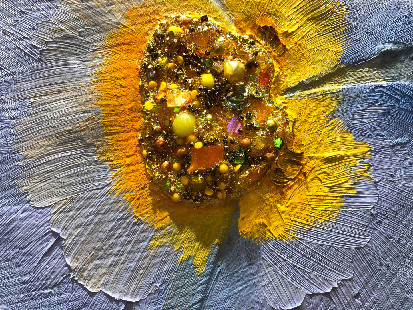 Winter Garden 60 x 60" - Oil Painting